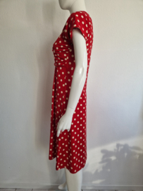 King Louie jurk. Maat L. Rood/polkadots.