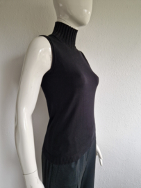Strenesse Blue mouwloze coltruil. Maat 40, Zwart/zijde.
