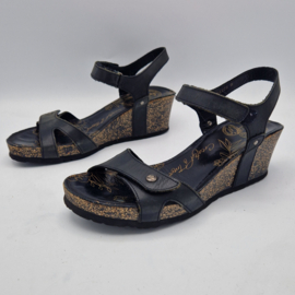 Panama Jack sandalen Julia Basics. Maat 39, Zwart/leer.