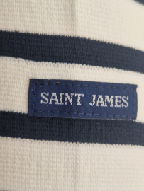 Saint James trui. Maat L. Off white/streep