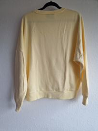 Colourful Rebel Venice Patch sweater. Maat L. Geel.