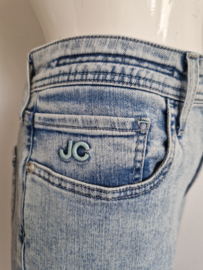 Jacob Cohën Olivia Slim High waist jeans. Maat 32, Lichtblauw.