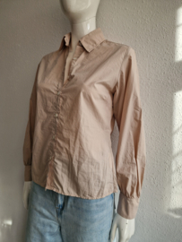 Zenggi Poplin blouse. Maat S. Zachtroze.