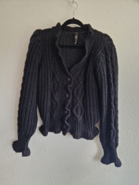 Golden Days Paris vest | 1 maat | Zwart |