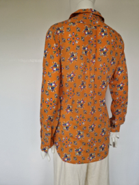 SIS by Spijkers en Spijkers blouse | Maat M | Oranje/print |