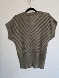 Enjoy spencer. Maat M. Grijs/groen.