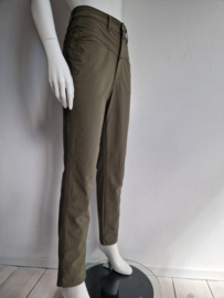 Closed pantalon. It.maat 46 (38/40). Olijfgroen.