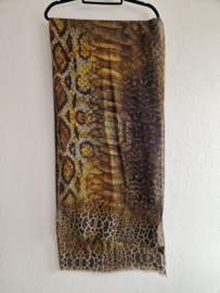 Purdey wollen shawl. Animal dessin/wol.