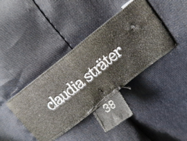 Claudia Sträter blazer. Maat 36/38. Grijs/wol.