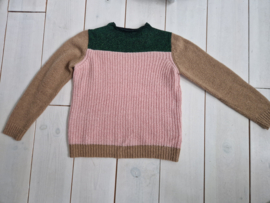 Scotch & Soda trui. Maat S. Roze/bruin/groen.