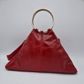 L'Artigiano handtas. Rood/leer.