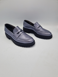 Paul Green loafers. Maat 39, Zilver/leer.