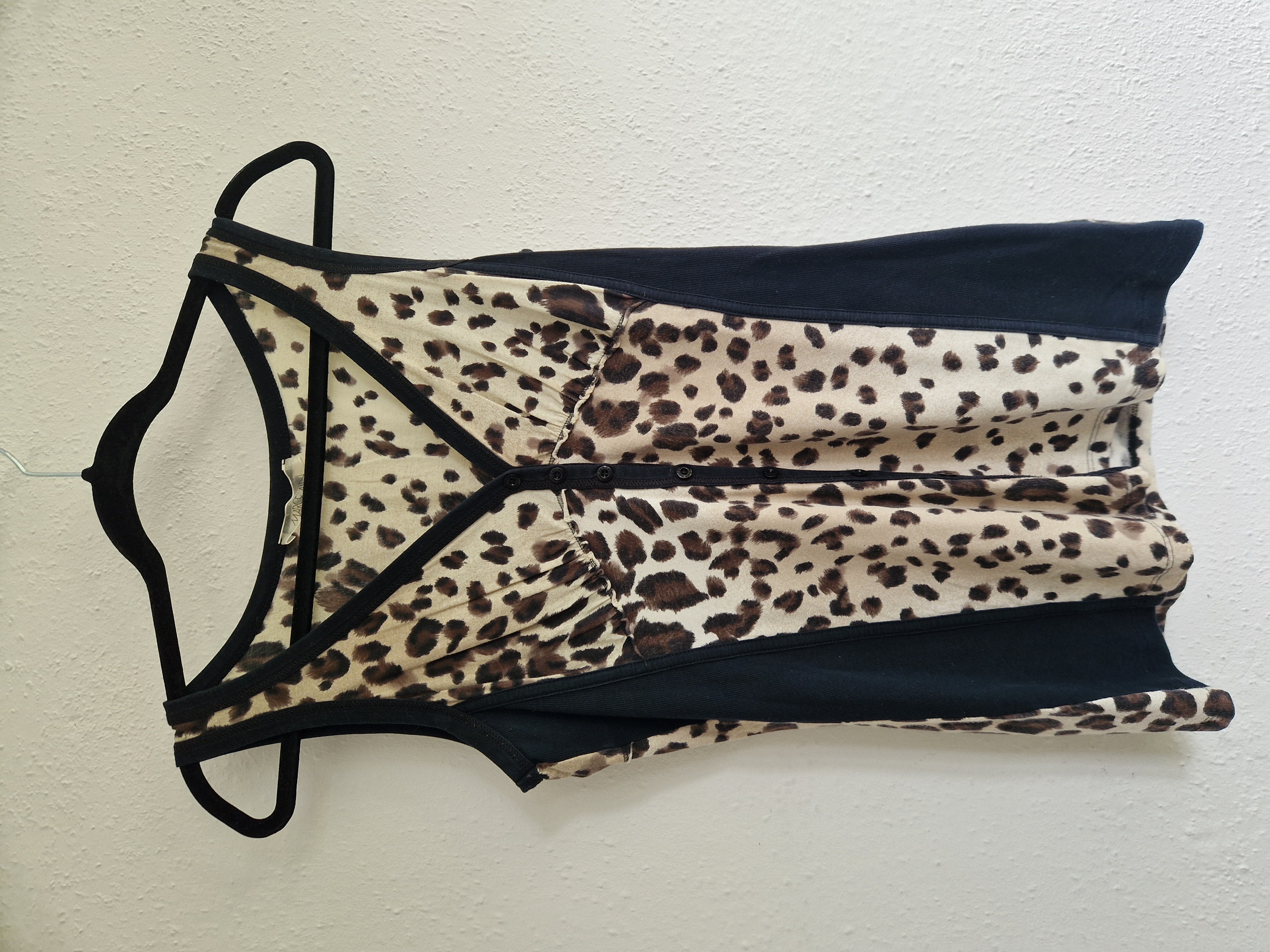 Marc Cain top. Maat 3,Crème/dierenprint.