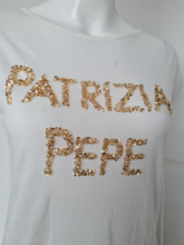 Patrizia Pepe top. Mt. 0. Crème.