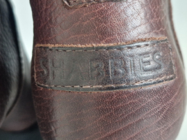 Shabbies Amsterdam hoge leren laarzen | Maat 41 | Bruin |