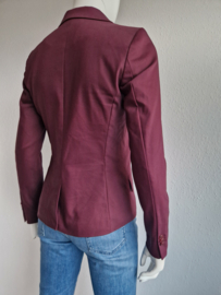 Summum blazer. Maat 36, Wijnrood