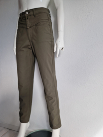 Closed pantalon. It.maat 46 (38/40). Olijfgroen.