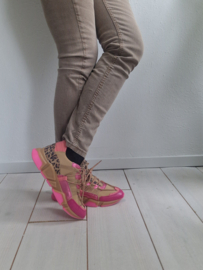 Dwars Los Angeles Leopard sneakers. Maat 40.