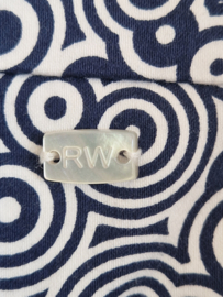 River Woods zomerjurk. Maat 40/42, Blauw/wit.