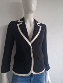 123 blazer. Maat 34/36, Zwart/crème