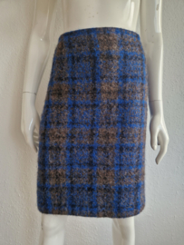 Purdey rok. Maat 40. Blauw/bruin/ruit.