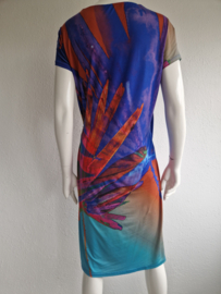 Eroke zomerjurk. Maat M. All over print.