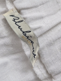 Blubianco pantalon. IT. maat 44 (38). Wit/linnen.