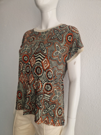 Geisha top Sarah. Maat 38, Print.