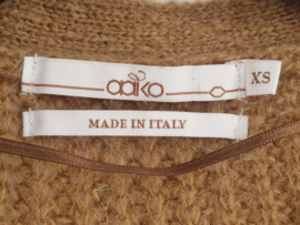 Aaiko mohair cardigan XS camel