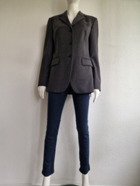 Sisley blazer. Maat 38. Grijs/wol.