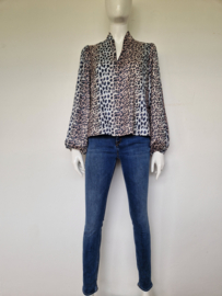 Notes du Nord blouse top Claire. Mt. 36/38. Dierenprint.