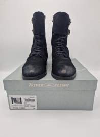 Triver Flight laarsjes. Maat 39, Zwart/suède.