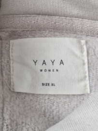 YAYA Women funnel neck sweater. Maat XL. zand/beige