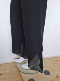 Hermann Lange pantalon. Mt. 42, Zwart.