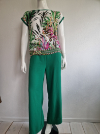Geisha top. Maat 40. Print.