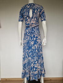 Juffrouw Jansen top Magda. Maat M. Blauw.