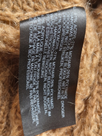 Aaiko mohair cardigan XS camel