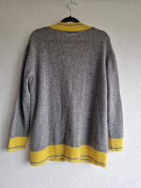 Ermanno Scervino vest. Maat 38, Grijs/kasjmier.