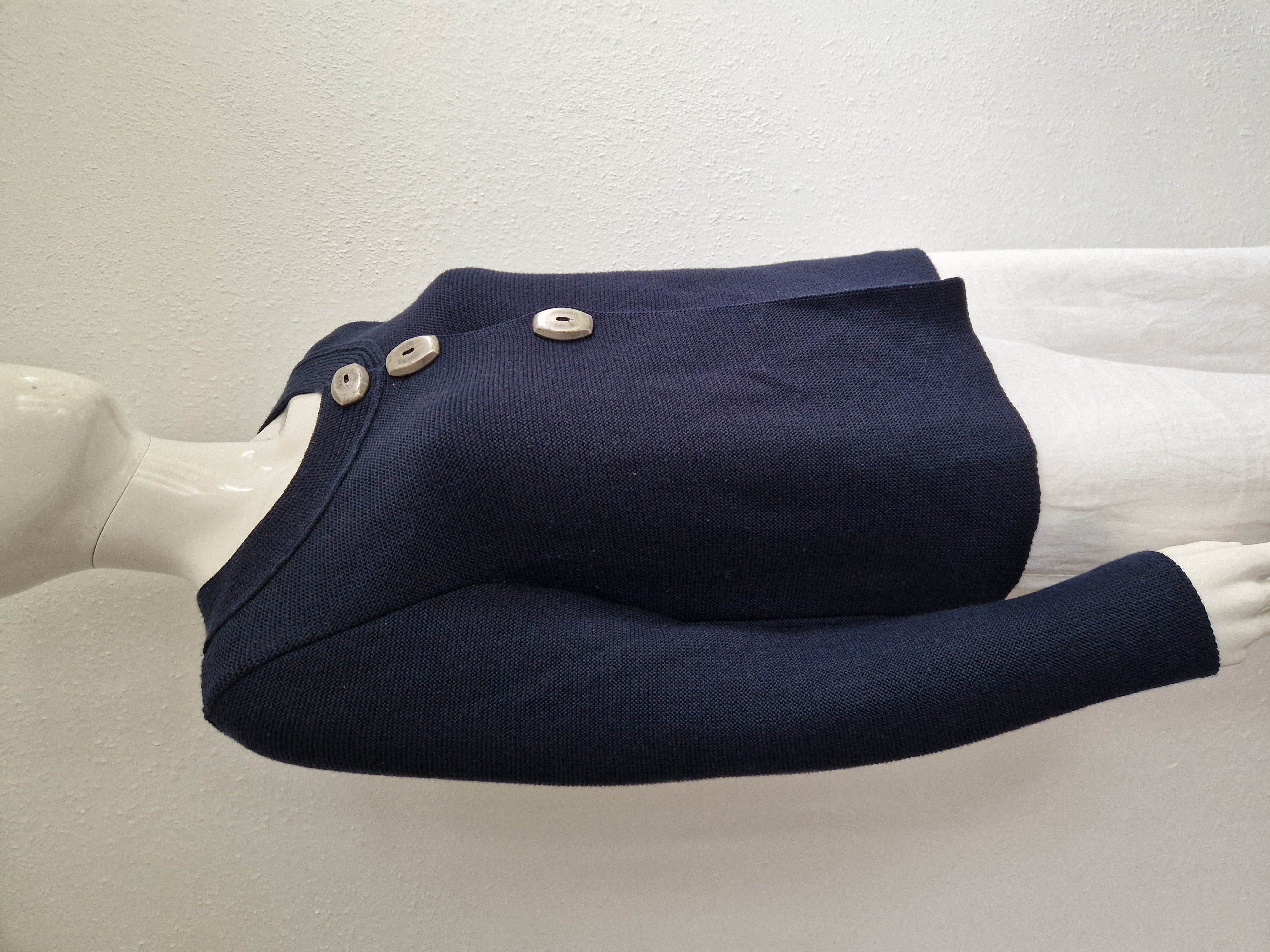 Saint James vest. Maat 40/42. Donkerblauw/wol.