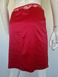 Valisère Lingerie satijnen rok met kant. Maat S. Rood