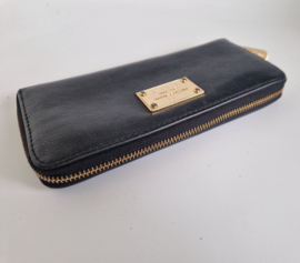 Michael Kors leren portemonnee | Zwart |