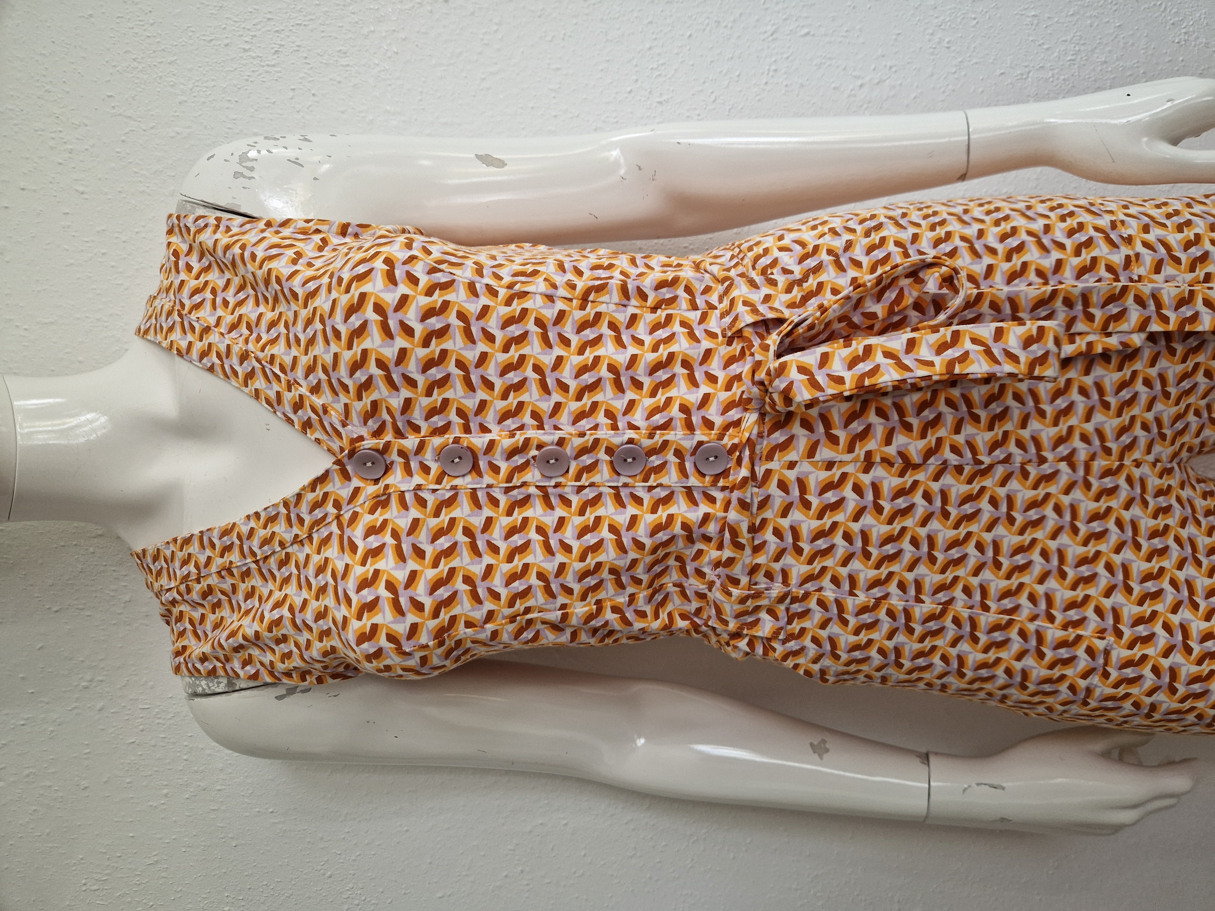 Zilch jumpsuit. Maat S. Origami/lavender.