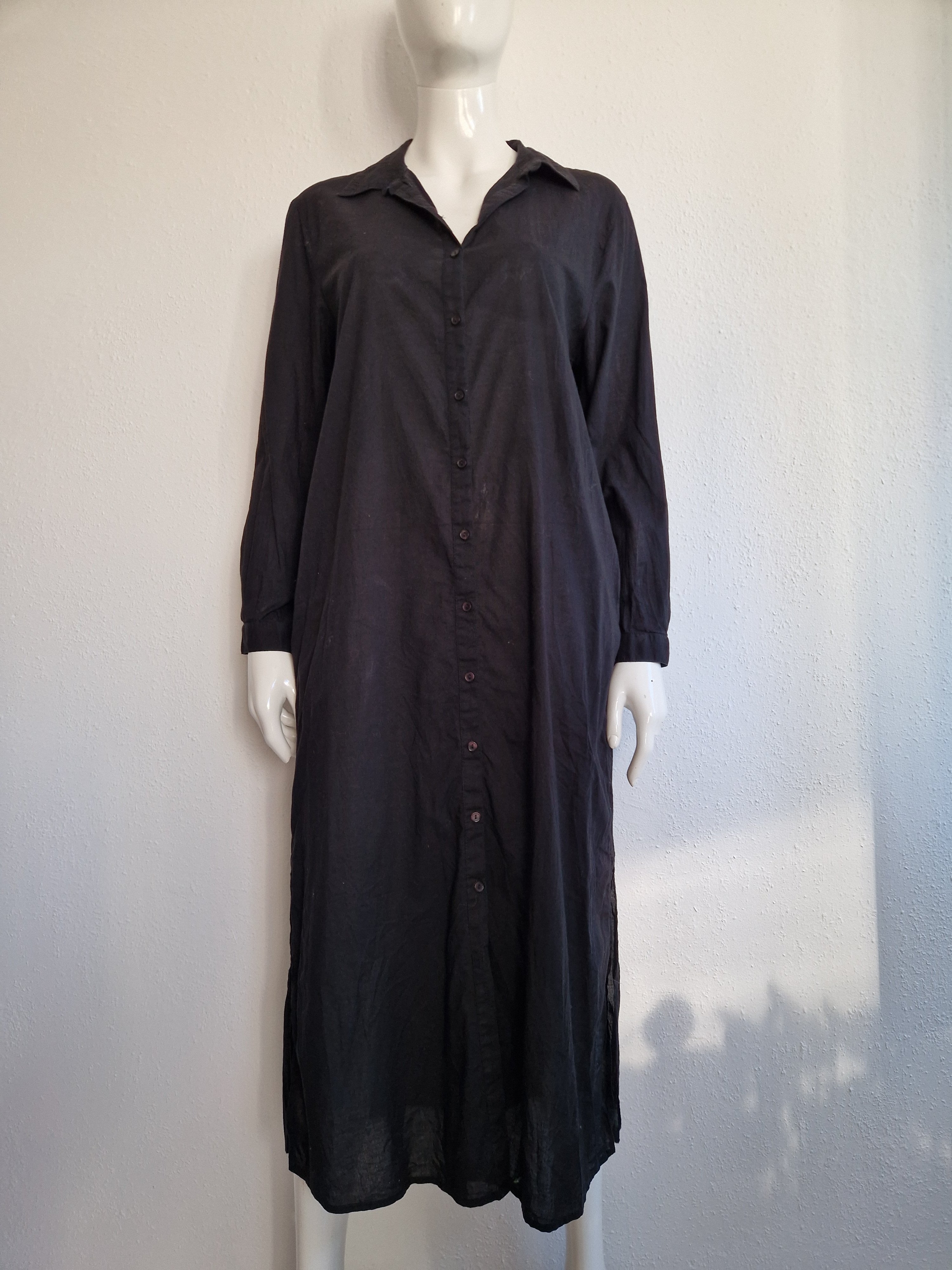 Sissy Boy midi jurk Jeanna. Maat M. Zwart.