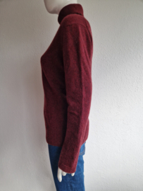 Falke coltrui. Maat 40, Bordeaux/wolblend.