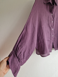 La Salle Amsterdam blouse. Maat 42. Paars.
