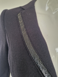 Marc Cain blazer. Maat N3, Zwart/scheerwol