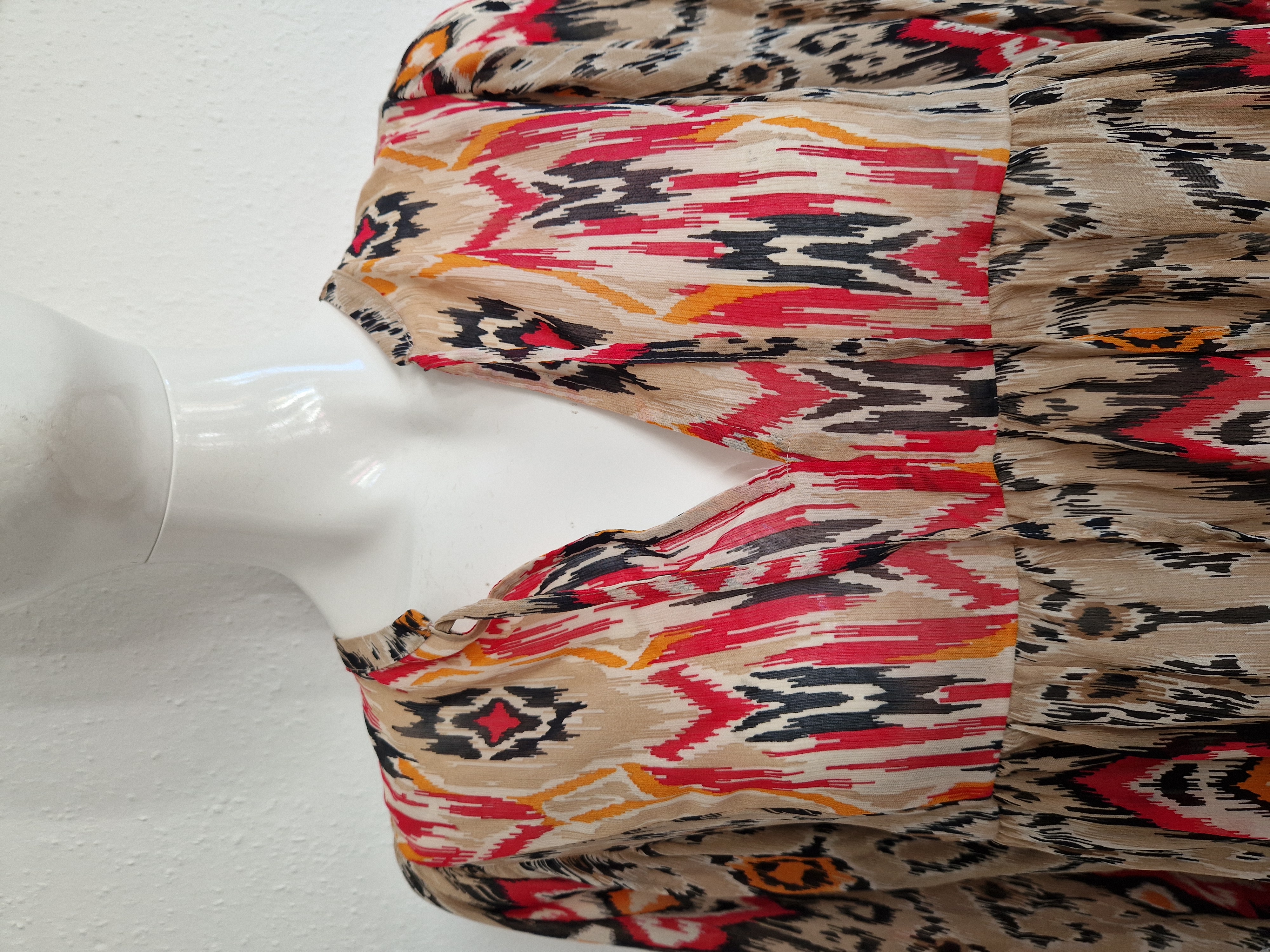 Summum blouse top. Maat 36, Roze/beige.