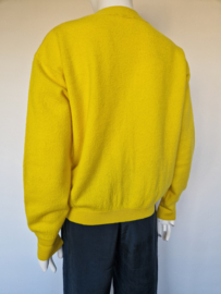 American Vintage vest. Maat M/L. Geel/merino wol.