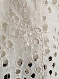 Summum Woman blouse. Maat 40, Crème/broderie.