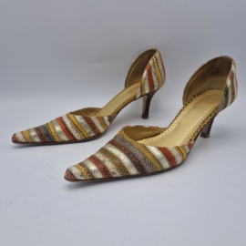 Lodi pumps. Maat 40,Multicolor/leer.